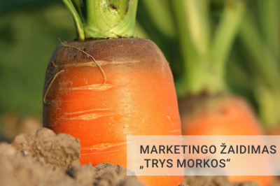[LiMA rekomenduoja] 3 morkos – marketingo žaidimas ieškantiems sprendimų 