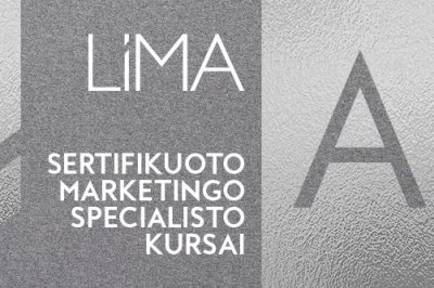Sertifikuotas marketingo specialistas (LiMA A): marketingo kursas