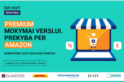 [LiMA rekomenduoja] PREMIUM mokymai verslui. Prekyba per AMAZON.