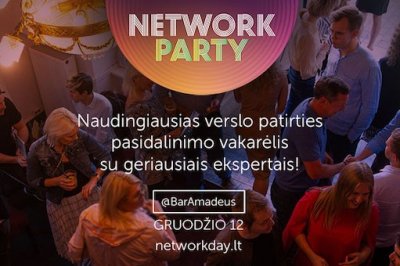 [LiMA rekomenduoja] NETWORK PARTY