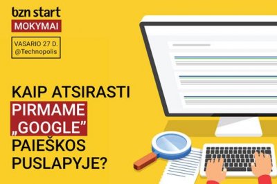 [LiMA rekomenduoja] Kaip atsirasti pirmame „Google” paieškos puslapyje?