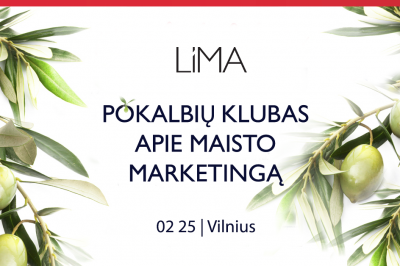 Pokalbių klubas apie maisto marketingą kartu su degustacija