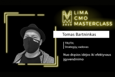 LiMA CMO MASTERCLASS ONLINE: Nuo drąsios idėjos iki efektyvaus įgyvendinimo