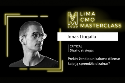 LiMA CMO MASTERCLASS ONLINE: Prekės ženklo unikalumo dilema: kaip ją sprendžia dizainas?