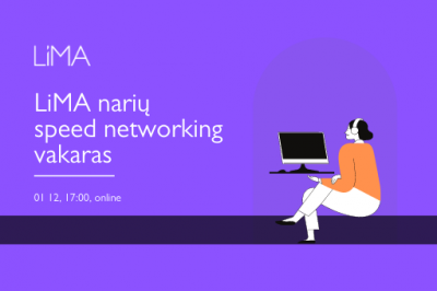 LiMA ONLINE: LiMA narių speed networking vakaras #2