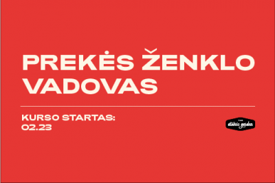 [LiMA REKOMENDUOJA] Prekės ženklo vadovo kursas reklamos mokykloje The Atomic Garden