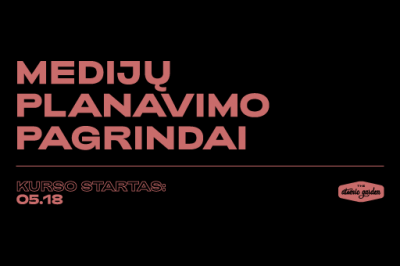 [LiMA REKOMENDUOJA] Medijų planavimo pagrindų kursas reklamos mokykloje The Atomic Garden