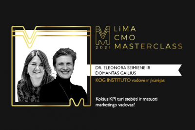 LiMA CMO MASTERCLASS: Kokius KPI turi stebėti ir matuoti marketingo vadovas?