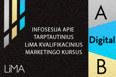 Infosesija apie tarptautinius LiMA kvalifikacinius marketingo kursus
