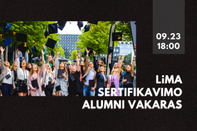 LiMA sertifikavimo alumni vakaras