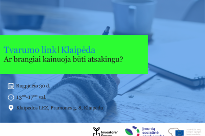[LiMA REKOMENDUOJA] Tvarumo link: Ar brangiai kainuoja būti atsakingu?