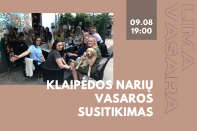 LiMA Klaipėdos skyriaus narių vasaros susitikimas