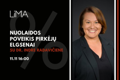 Nuolaidos poveikis pirkėjų elgsenai su Dr. Indre Radavičiene