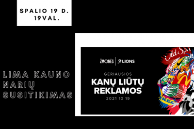 LiMA Kauno narių susitikimas: Geriausių Kanų liūtų reklamų peržiūra kartu su LiMA Kauno skyriaus...