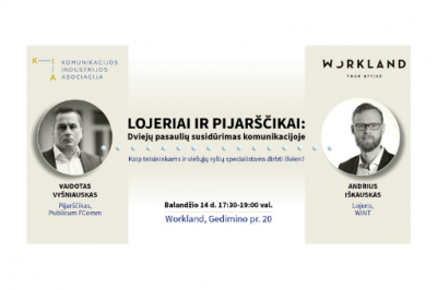 [LiMA REKOMENDUOJA] LOJERIAI IR PIJARŠČIKAI: Dviejų pasaulių susidūrimas komunikacijoje