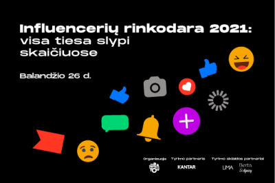 Influencerių rinkodara Lietuvoje: svarbiausia – skaičiai