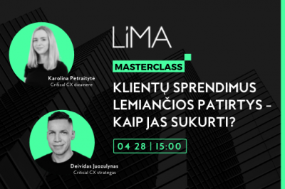 [MASTERCLASS] Klientų sprendimus lemiančios patirtys – kaip jas sukurti?
