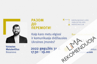 [LiMA REKOMENDUOJA] Kaip karo metu elgiasi ir komunikuoja didžiausios Ukrainos įmonės?