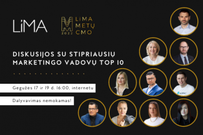 Diskusijos su stipriausių marketingo vadovų TOP 10