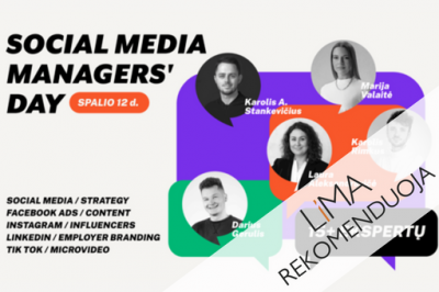 [LiMA REKOMENDUOJA] SOCIAL MEDIA MANAGERS' DAY