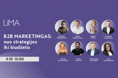 B2B MARKETINGAS'22: nuo strategijos iki biudžeto