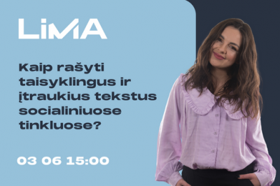 Kaip rašyti taisyklingus ir įtraukius tekstus socialiniuose tinkluose? Praktinis seminaras su...