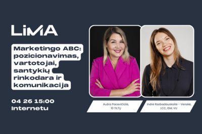 Marketingo ABC: pozicionavimas, vartotojai, santykių rinkodara ir komunikacija