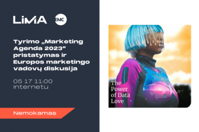 [Nemokama] Tyrimo „Marketing Agenda 2023“ pristatymas ir Europos marketingo vadovų diskusija
