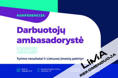[LiMA REKOMENDUOJA] Darbuotojų ambasadorystė 2023
