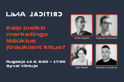 GYVAI VILNIUJE! Kaip įveikti marketingo iššūkius įtraukiant kitus?