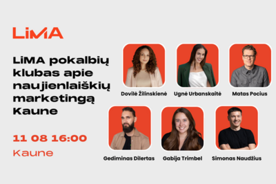 LiMA pokalbių klubas apie naujienlaiškių marketingą Kaune