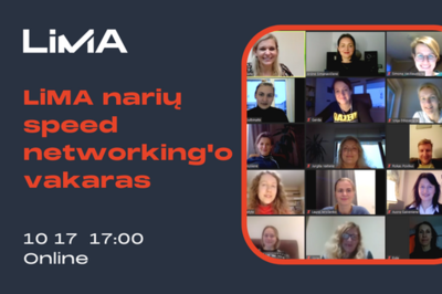 LiMA narių speed networking'o vakaras 