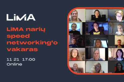LiMA narių speed networking'o vakaras 