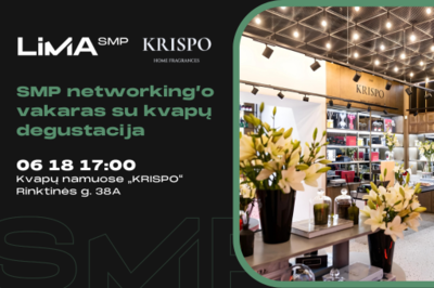 SMP networking’o vakaras su „Krispo” kvapų degustacija ir edukacija