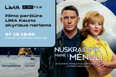 Filmo „Nuskraidink mane į mėnulį“ peržiūra LiMA Kauno skyriaus nariams