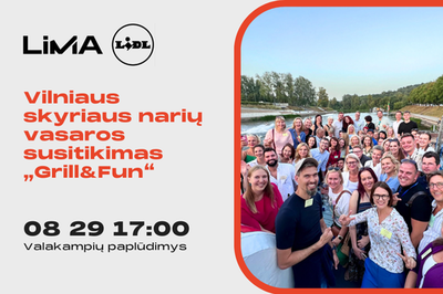 LiMA Vilniaus skyriaus narių vasaros susitikimas „Grill&Fun“