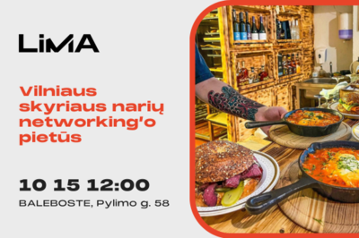 LiMA Vilniaus skyriaus narių networking’o pietūs