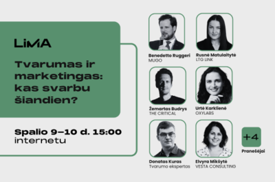 Tvarumas ir marketingas: kas svarbu šiandien?