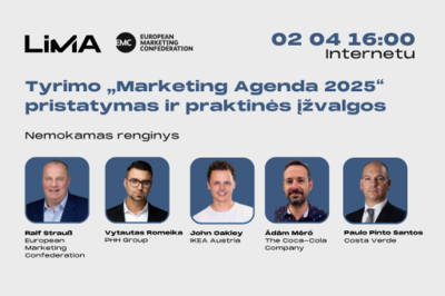 [Nemokamas] Tyrimo „Marketing Agenda 2025“ pristatymas ir praktinės įžvalgos