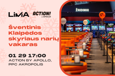LiMA Klaipėdos skyriaus šventinis vakaras „ACTION! by Apollo“ 