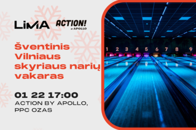 LiMA Vilniaus skyriaus šventinis vakaras „ACTION! by Apollo“ 