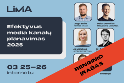 Renginio įrašas | Efektyvus media kanalų planavimas 2025