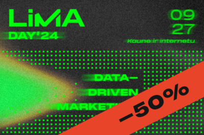 Renginio įrašas |  LiMA DAY'24: DATA-DRIVEN MARKETING
