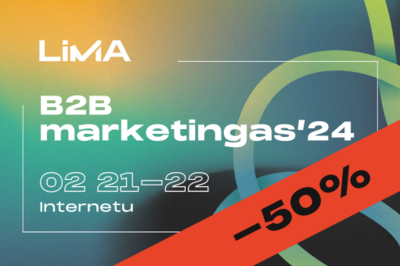Renginio įrašas | B2B MARKETINGAS'24