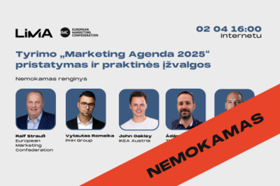 Renginio įrašas | [Nemokamas] Tyrimo „Marketing Agenda 2025“ pristatymas ir praktinės įžvalgos