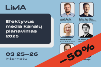 Renginio įrašas | Efektyvus media kanalų planavimas 2025