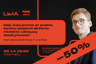 Renginio įrašas | Kaip Jūsų įmonei ar prekės ženklui atsidurti dirbtinio intelekto užklausų...