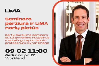 [Nemokamas] Seminaro peržiūra ir LiMA narių pietūs
