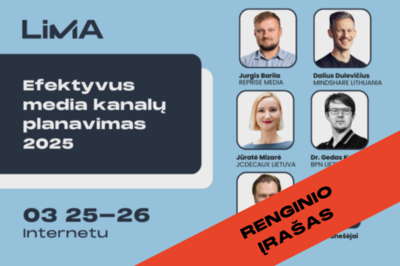 Renginio įrašas | Efektyvus media kanalų planavimas 2025
