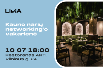 LiMA Kauno skyriaus narių networking’o vakarienė